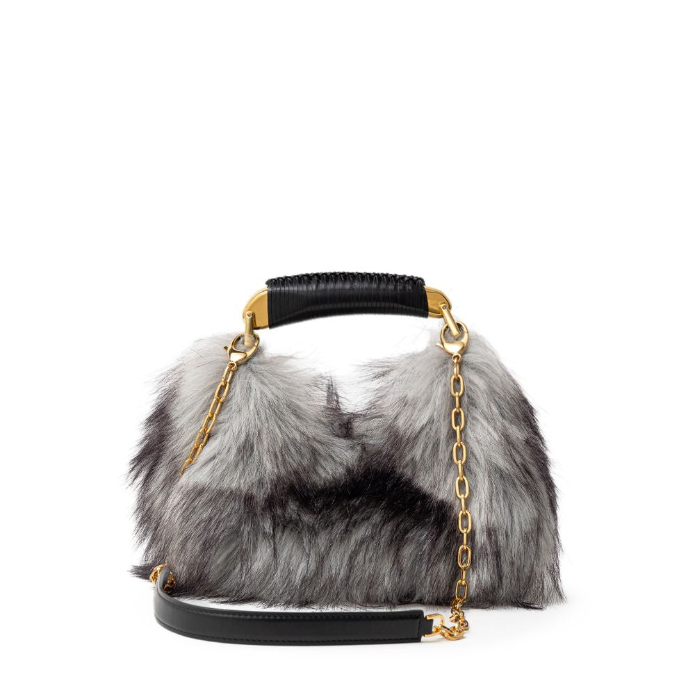 Tom Ford Gray Leather Handbag Tom Ford