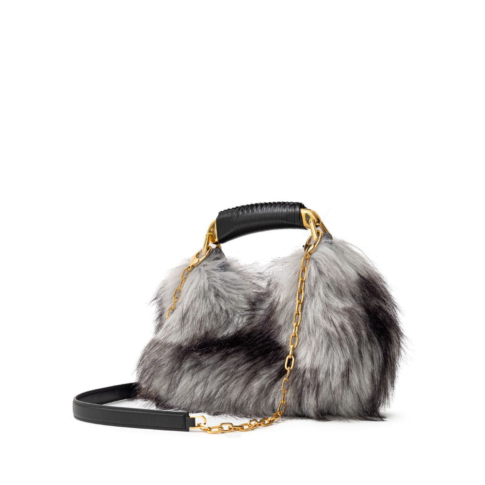 Tom Ford Gray Leather Handbag Tom Ford