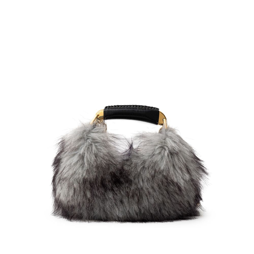 Tom Ford Gray Leather Handbag Tom Ford