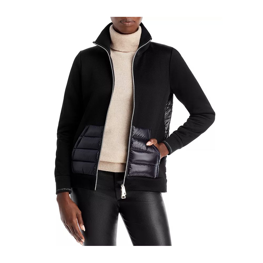 Herno Black Viscose Jackets & Coat Herno