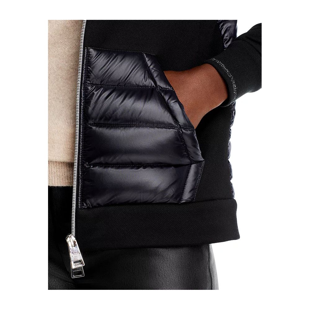 Herno Black Viscose Jackets & Coat Herno