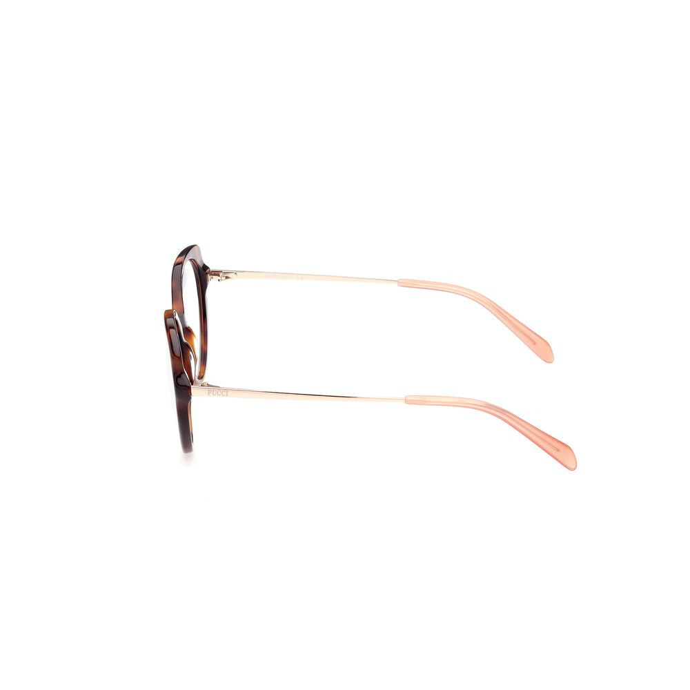 Emilio Pucci Brown Acetate Glasses Frames