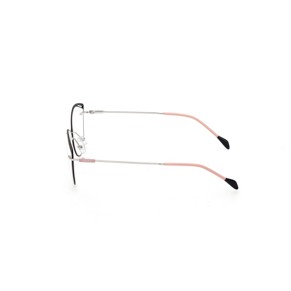 Emilio Pucci Black Metal Glasses Frames