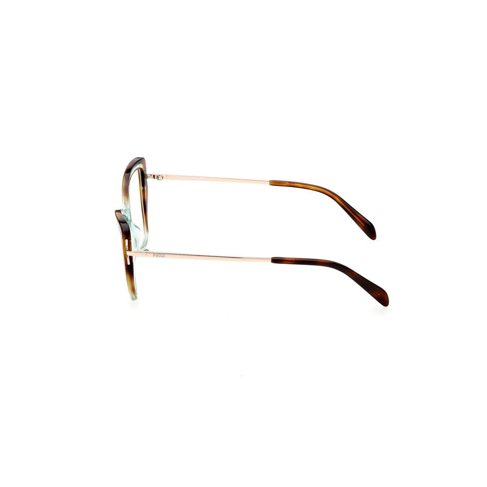 Emilio Pucci Green Acetate Glasses Frames