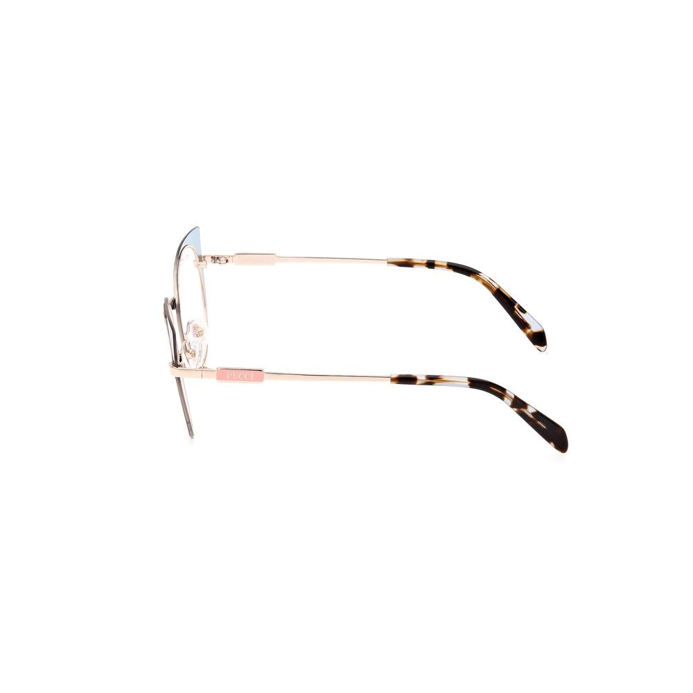 Emilio Pucci Blue Metal Glasses Frames