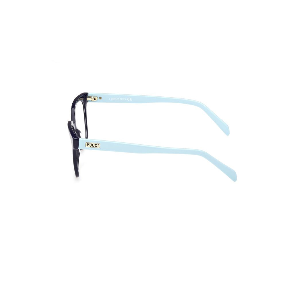 Emilio Pucci Blue Acetate Glasses Frames