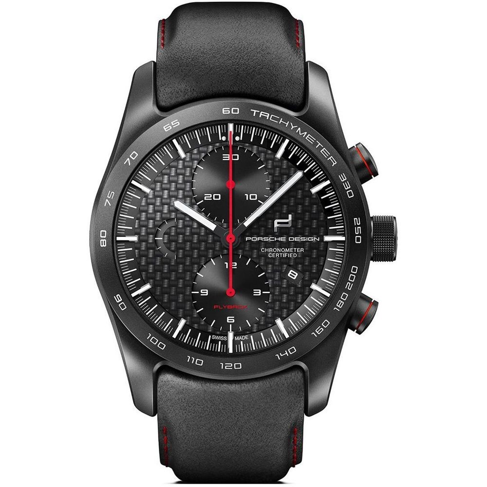 Porsche Design Black Leather Watch Porsche Design