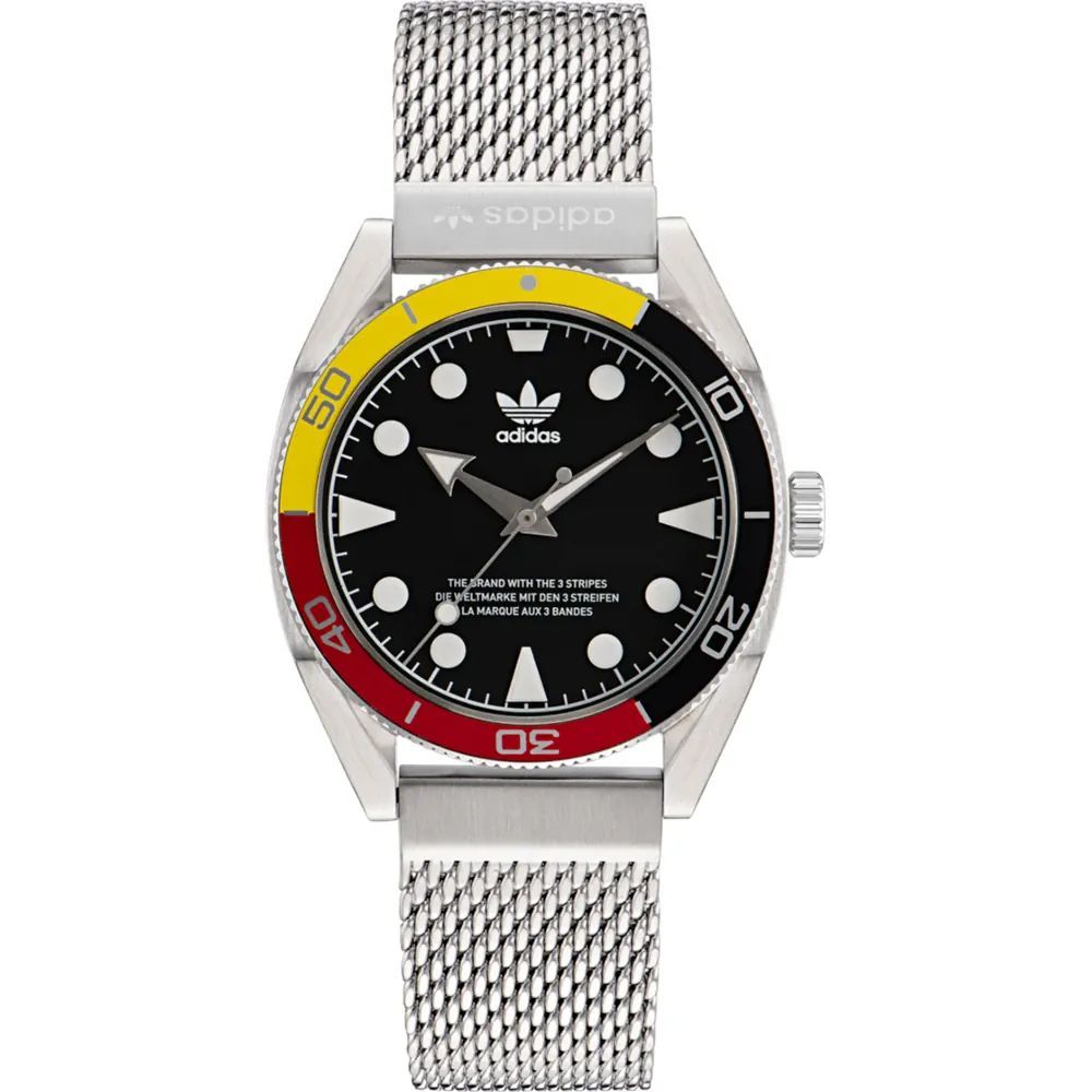 Adidas Gray Stainless Steel Watch Adidas