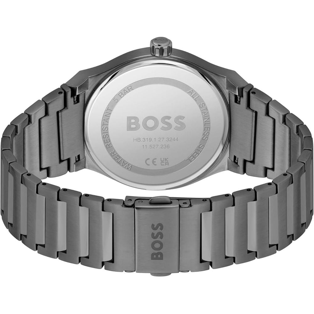 Hugo Boss Gray Stainless Steel Dress Watch Hugo Boss