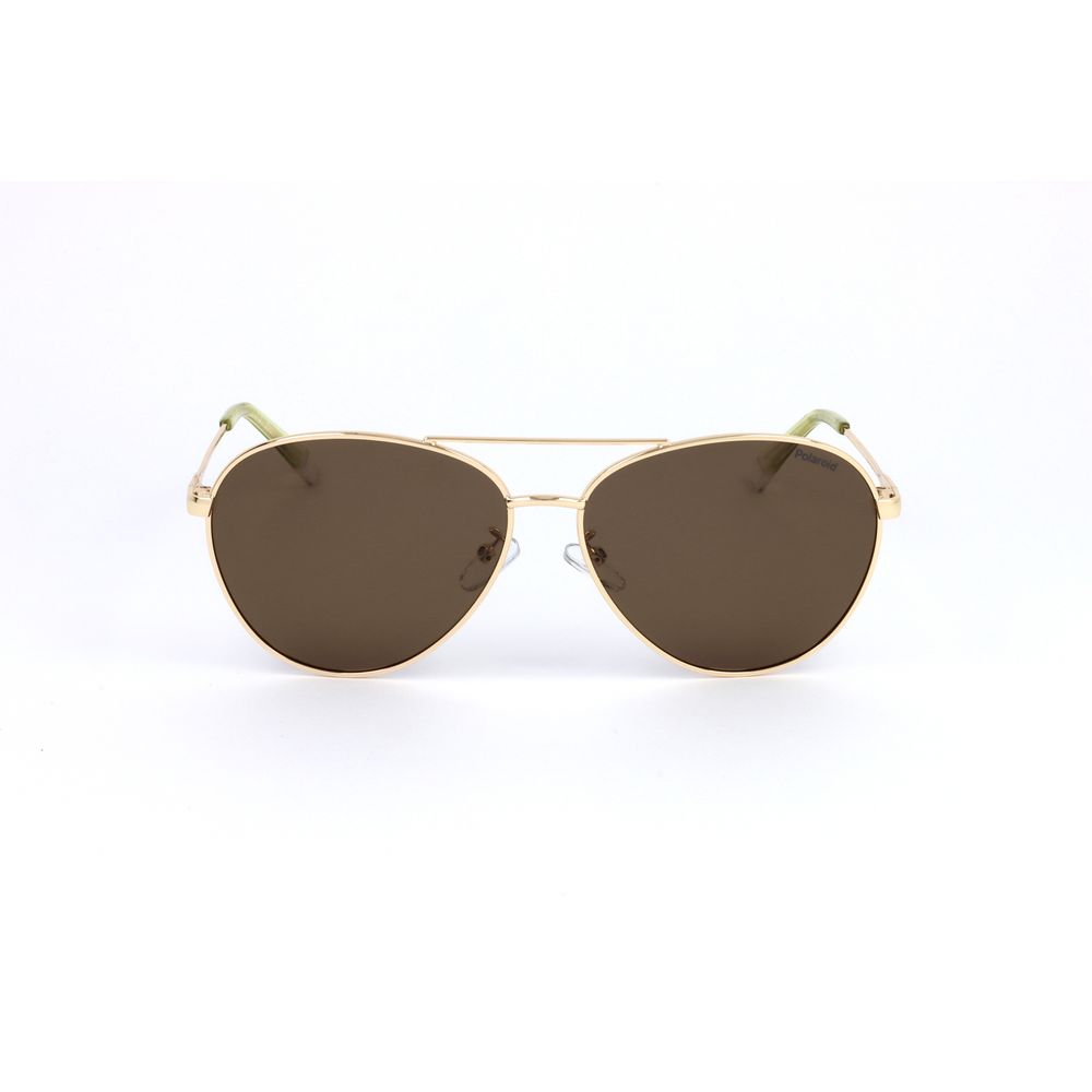 Polaroid Gold Metal Sunglasses Polaroid