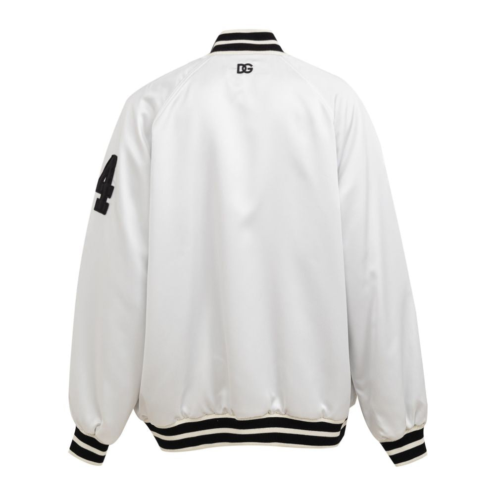 Dolce & Gabbana Beige Polyester Jackets & Coat Dolce & Gabbana