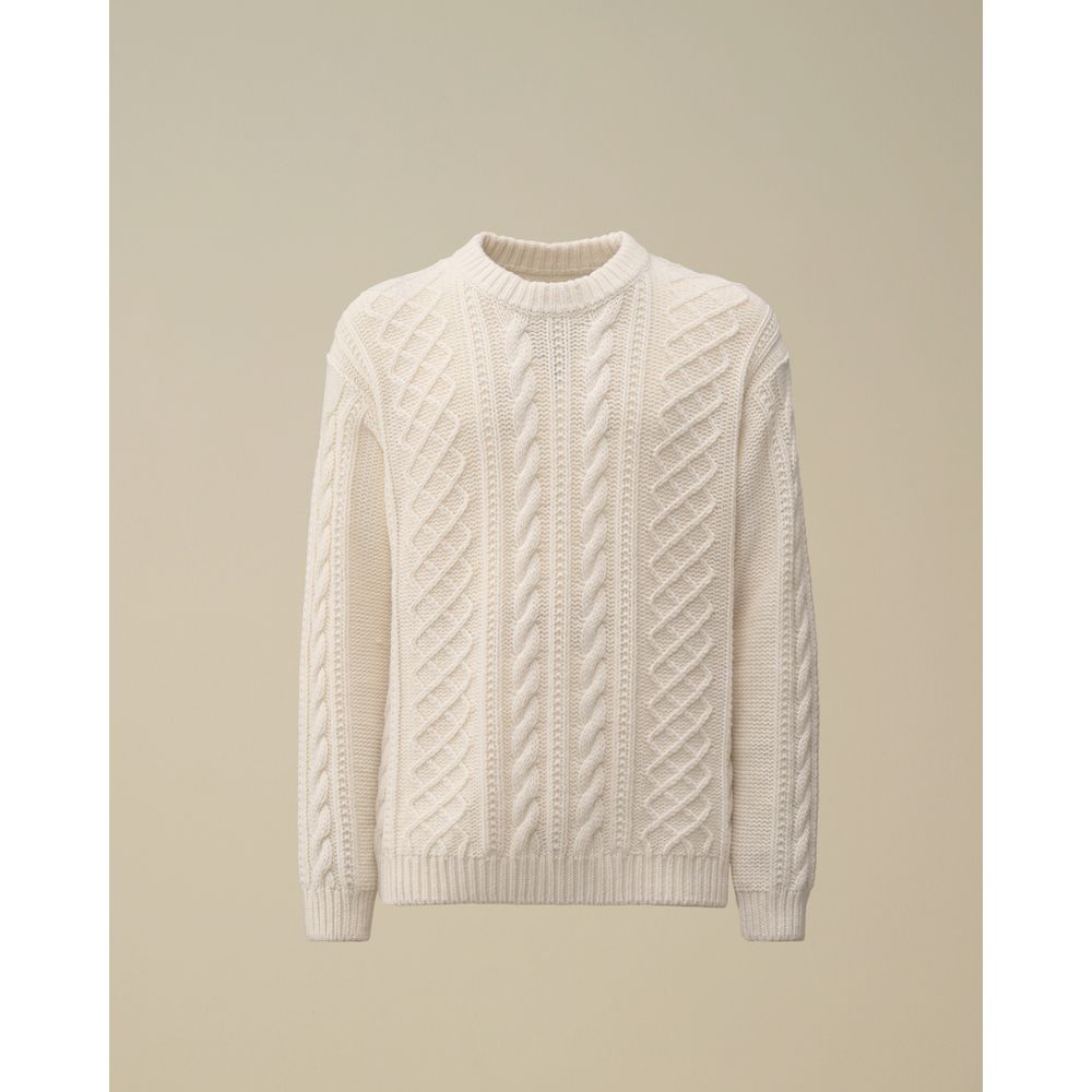 C.P. Company White Wool Sweater C.P. Company