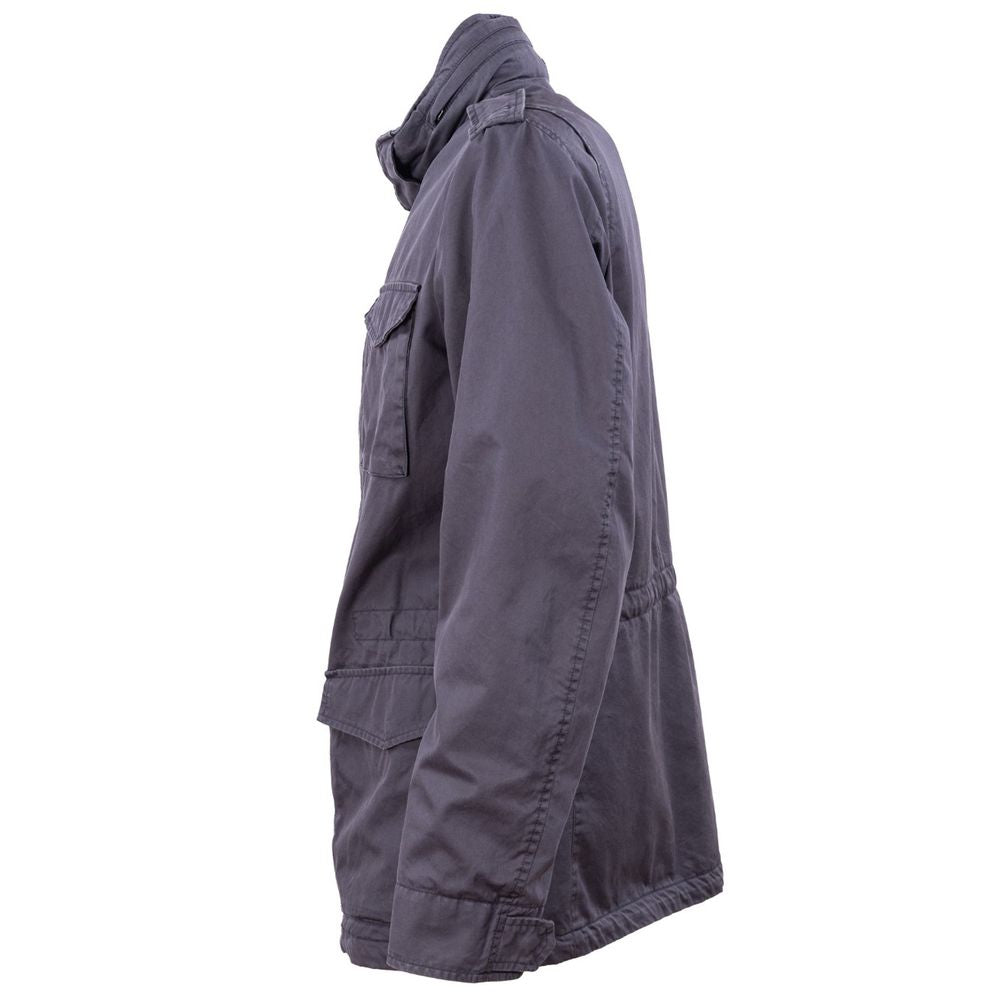 Herno Blue Cotton Jacket Herno