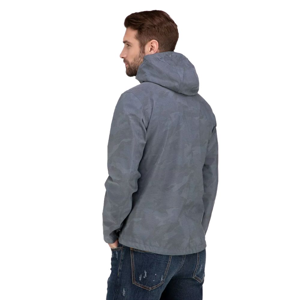 Herno Blue Nylon Jacket Herno
