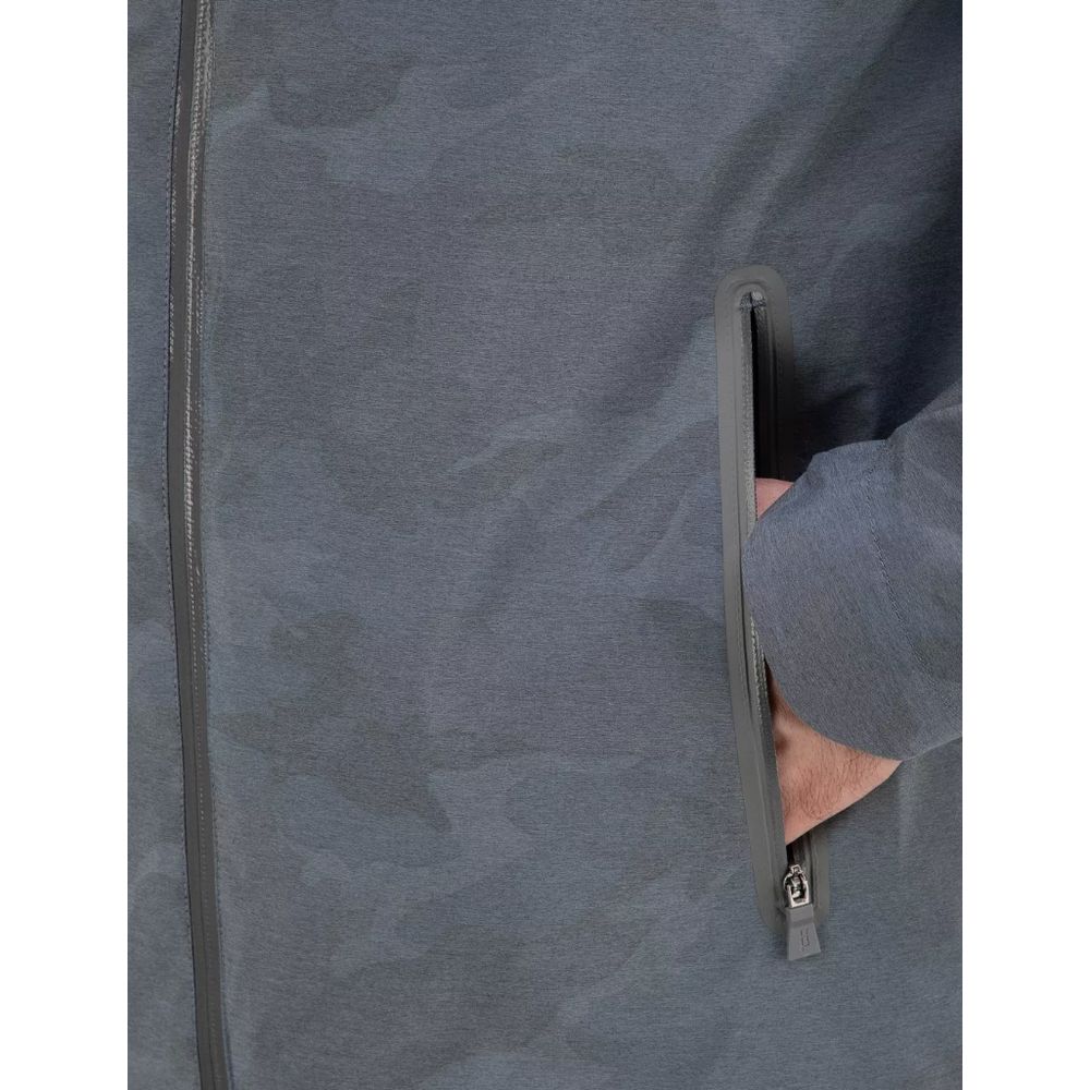 Herno Blue Nylon Jacket Herno
