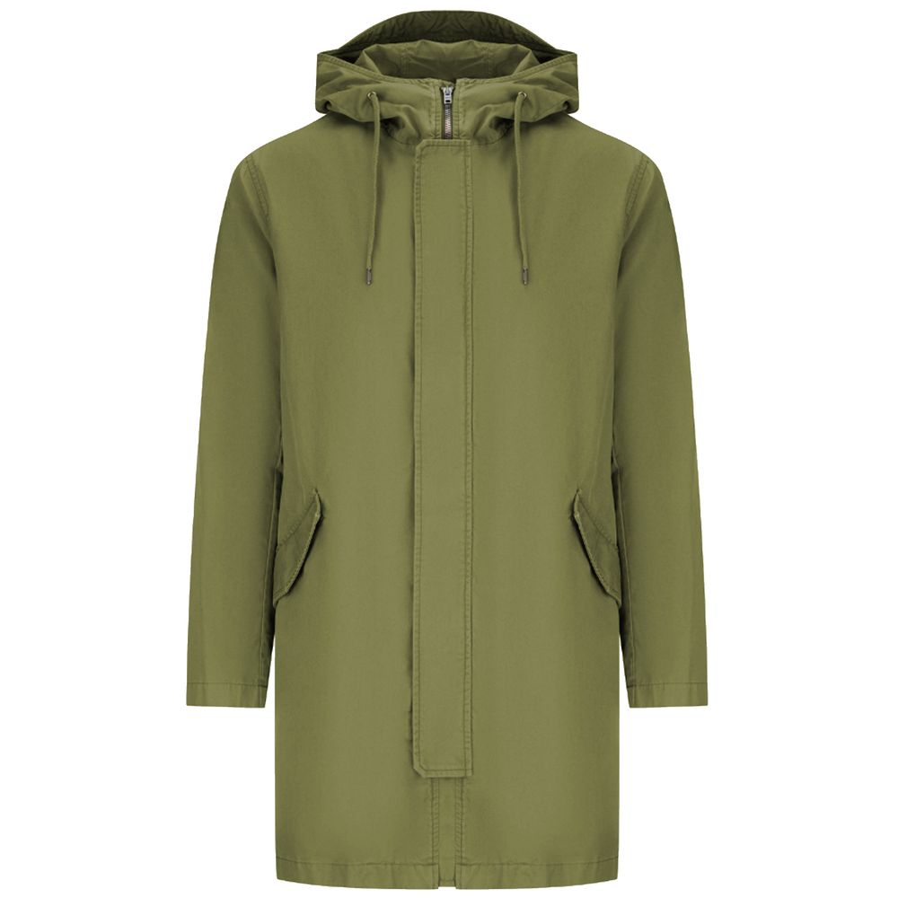 Herno Green Cotton Jacket Herno