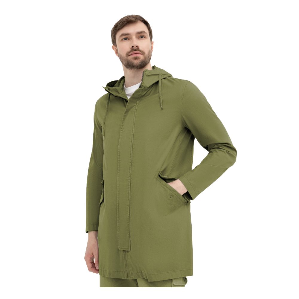 Herno Green Cotton Jacket Herno