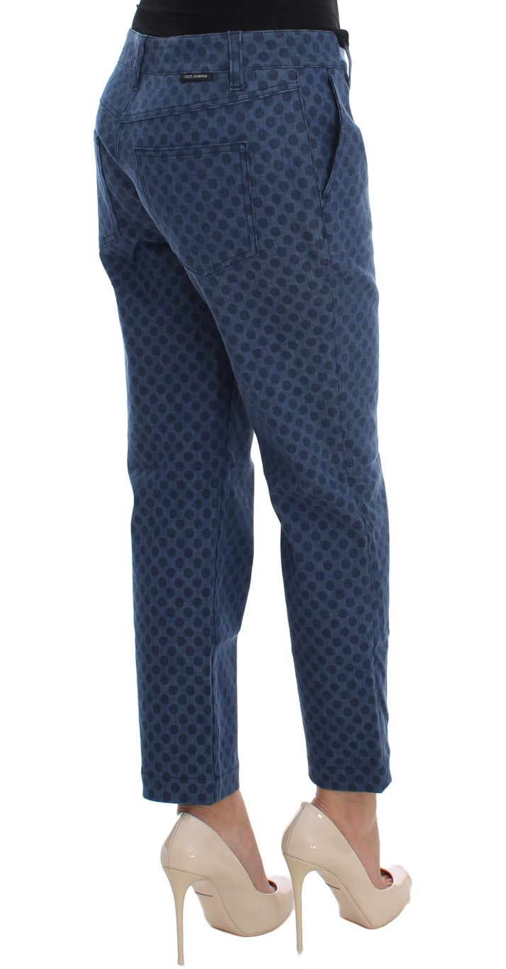 Dolce & Gabbana Polka Dotted Stretch Capri Jeans Dolce & Gabbana