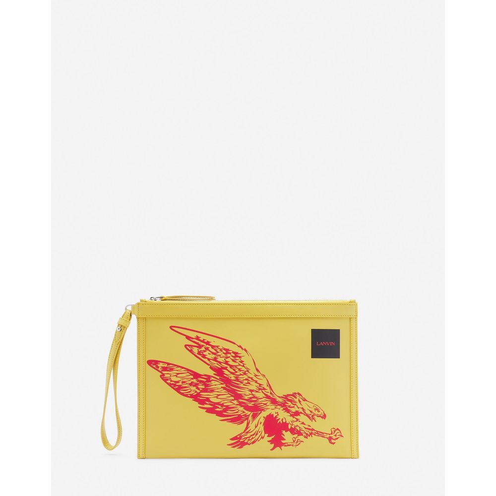 Lanvin "Yellow Leather Men Wallet" Lanvin