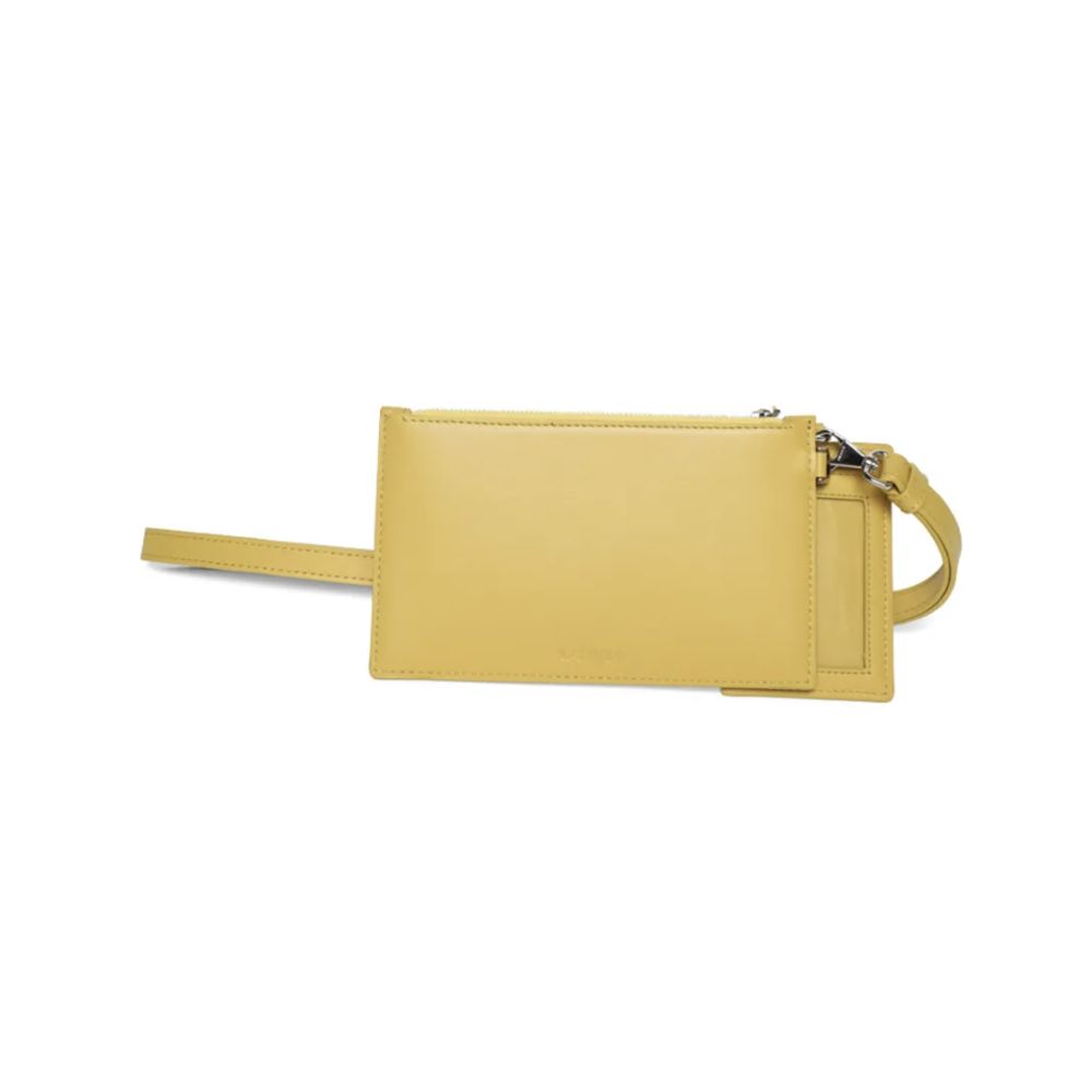Lanvin "Sunshine Yellow Leather Men Wallet" Lanvin