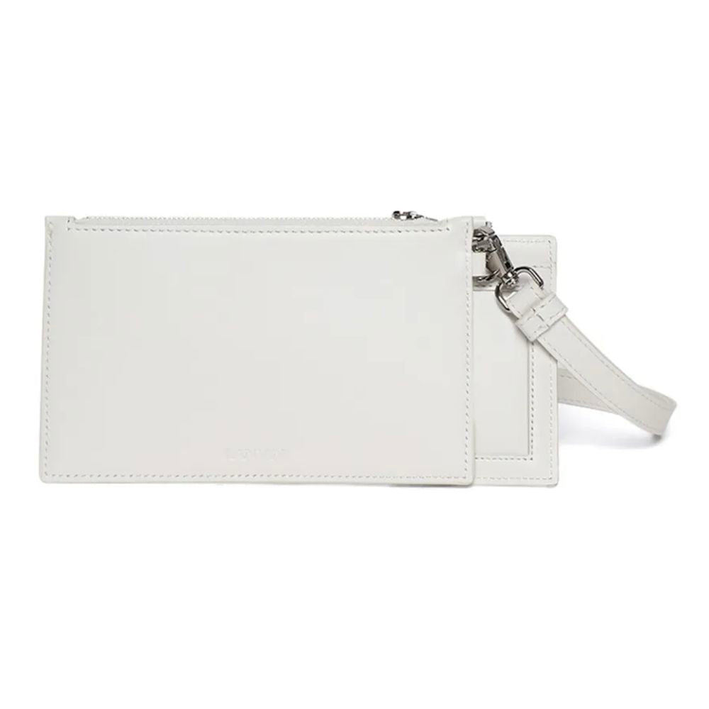 Lanvin White Leather Men Wallet Lanvin