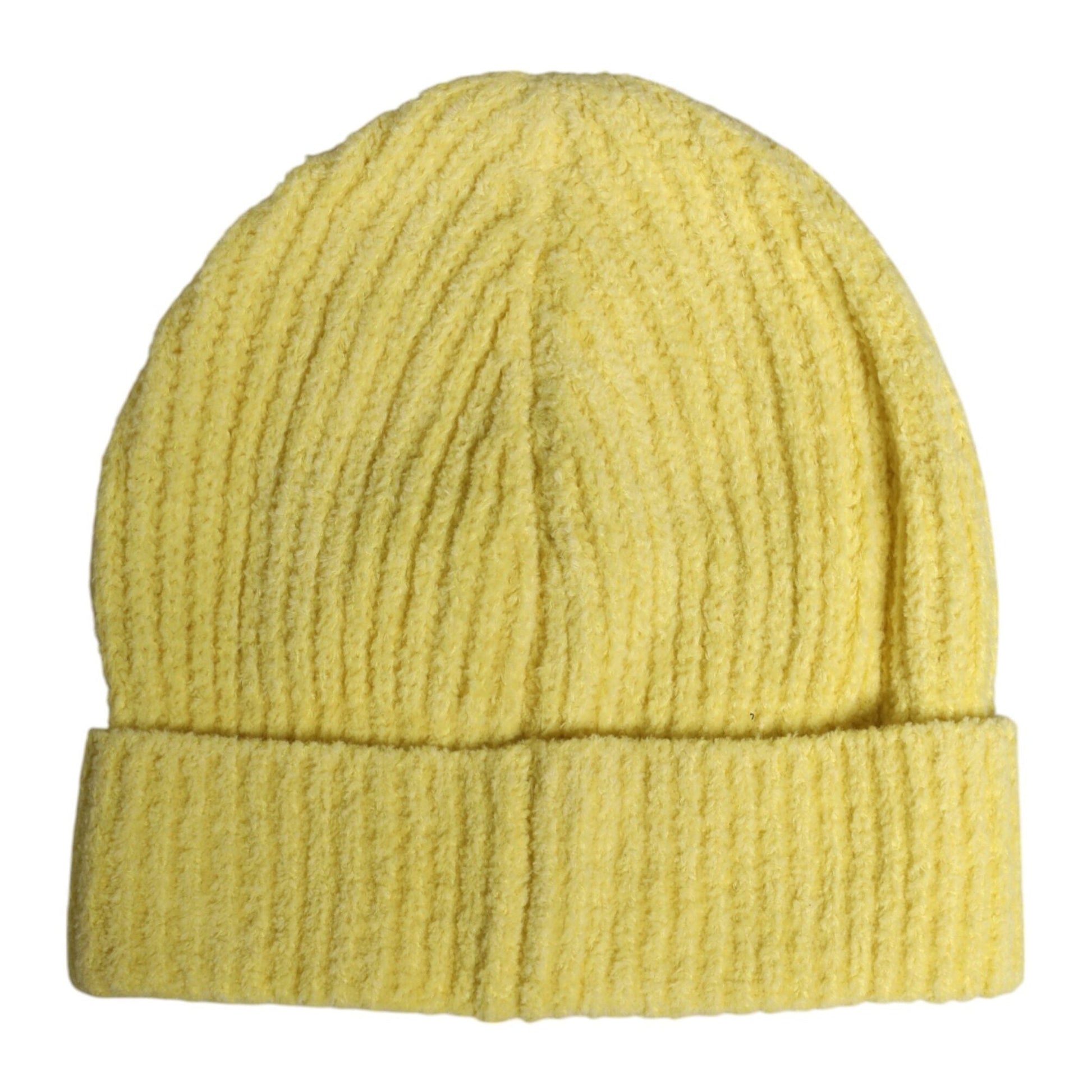 Dolce & Gabbana Yellow Cotton Knitted Winter Beanie Hat Dolce & Gabbana