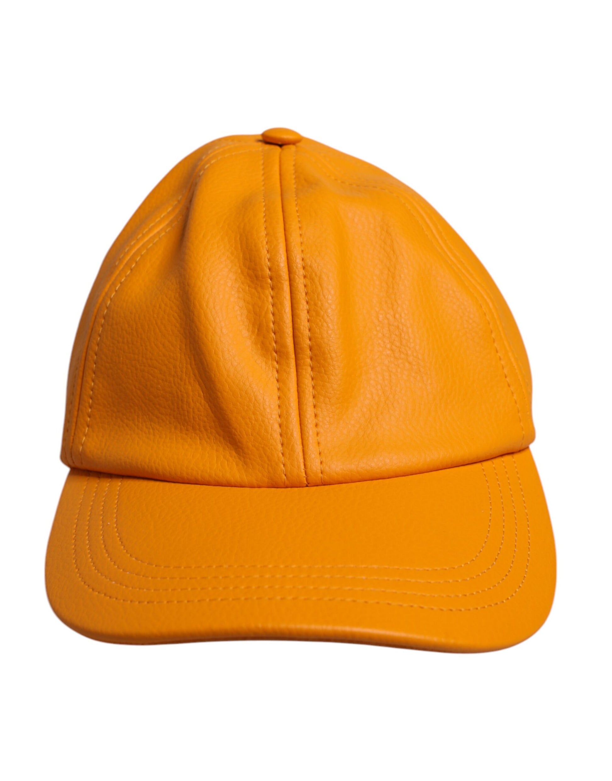 Dolce & Gabbana Orange Cotton 6 Panels Baseball Cap Dolce & Gabbana