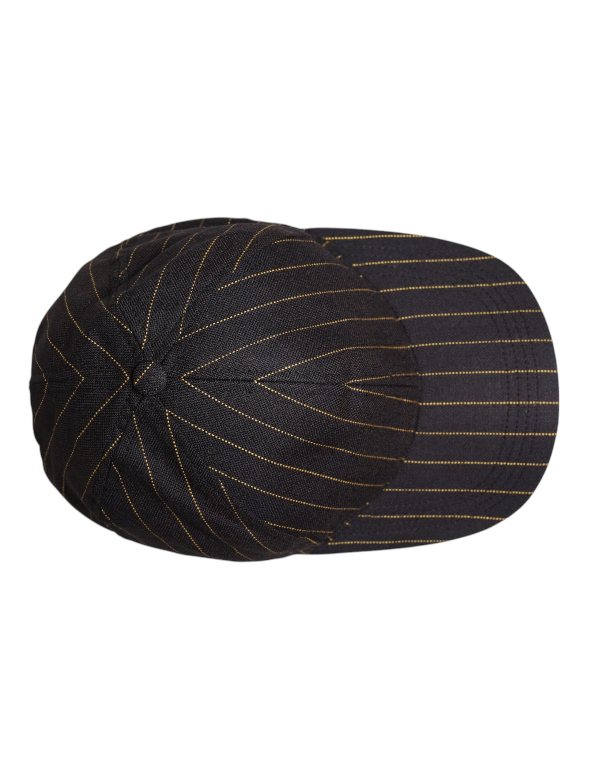 Dolce & Gabbana Brown Stripes Cotton 6 Panels Baseball Cap Dolce & Gabbana