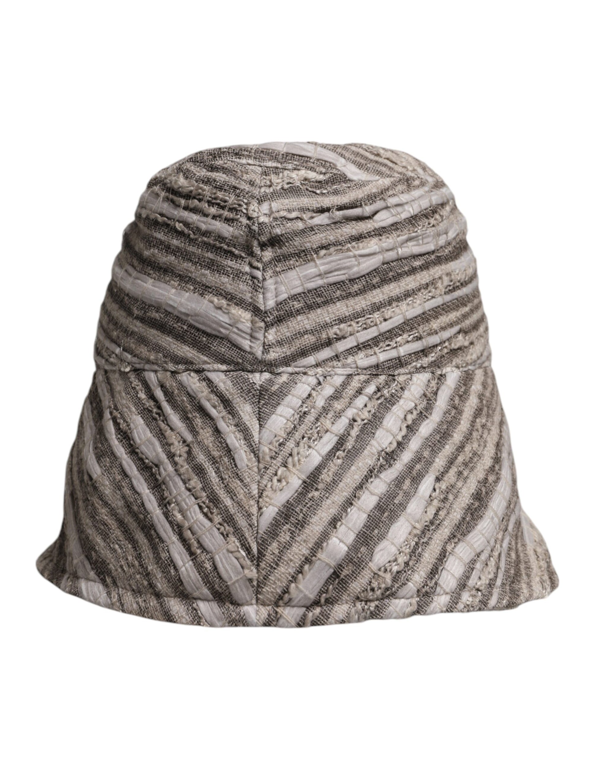 Dolce & Gabbana Multicolor Stripes Cotton Bucket Cap Dolce & Gabbana