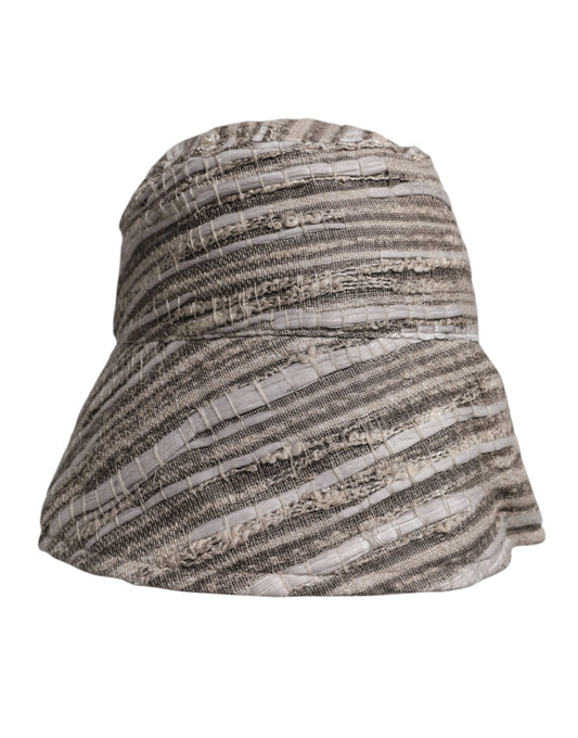 Dolce & Gabbana Multicolor Stripes Cotton Bucket Cap Dolce & Gabbana