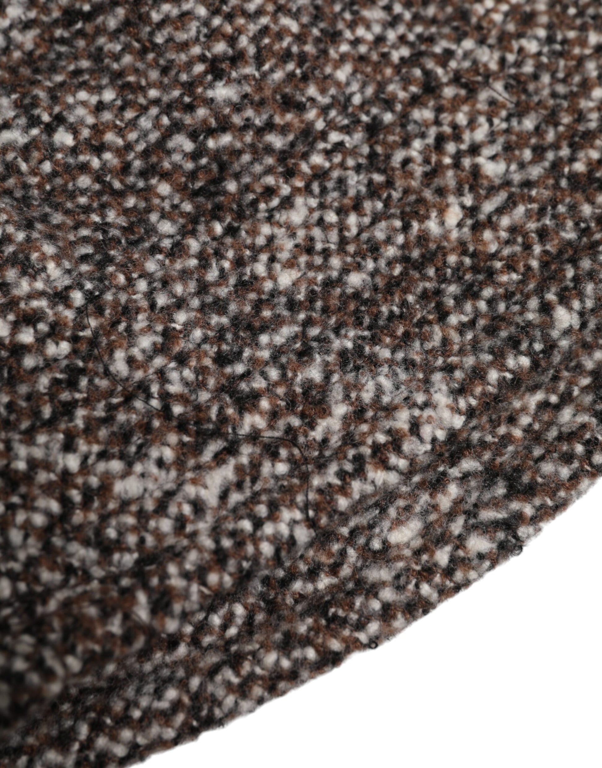 Dolce & Gabbana Brown Alpaca Wool Woven Bucket Hat Dolce & Gabbana