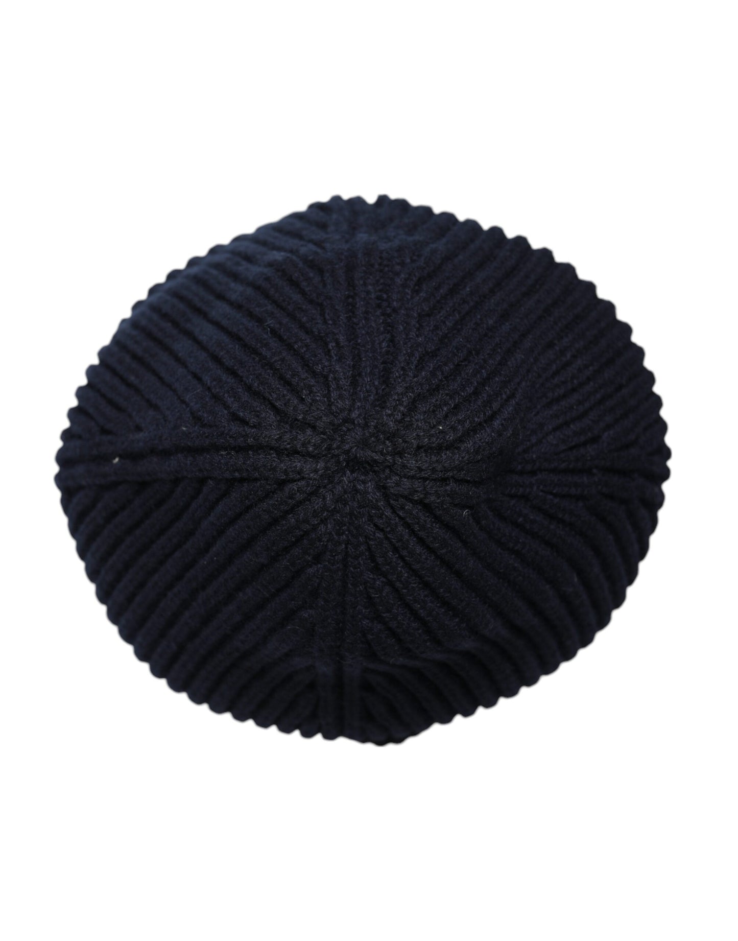 Dolce & Gabbana Black Cashmere Knitted Winter Beanie Hat Dolce & Gabbana