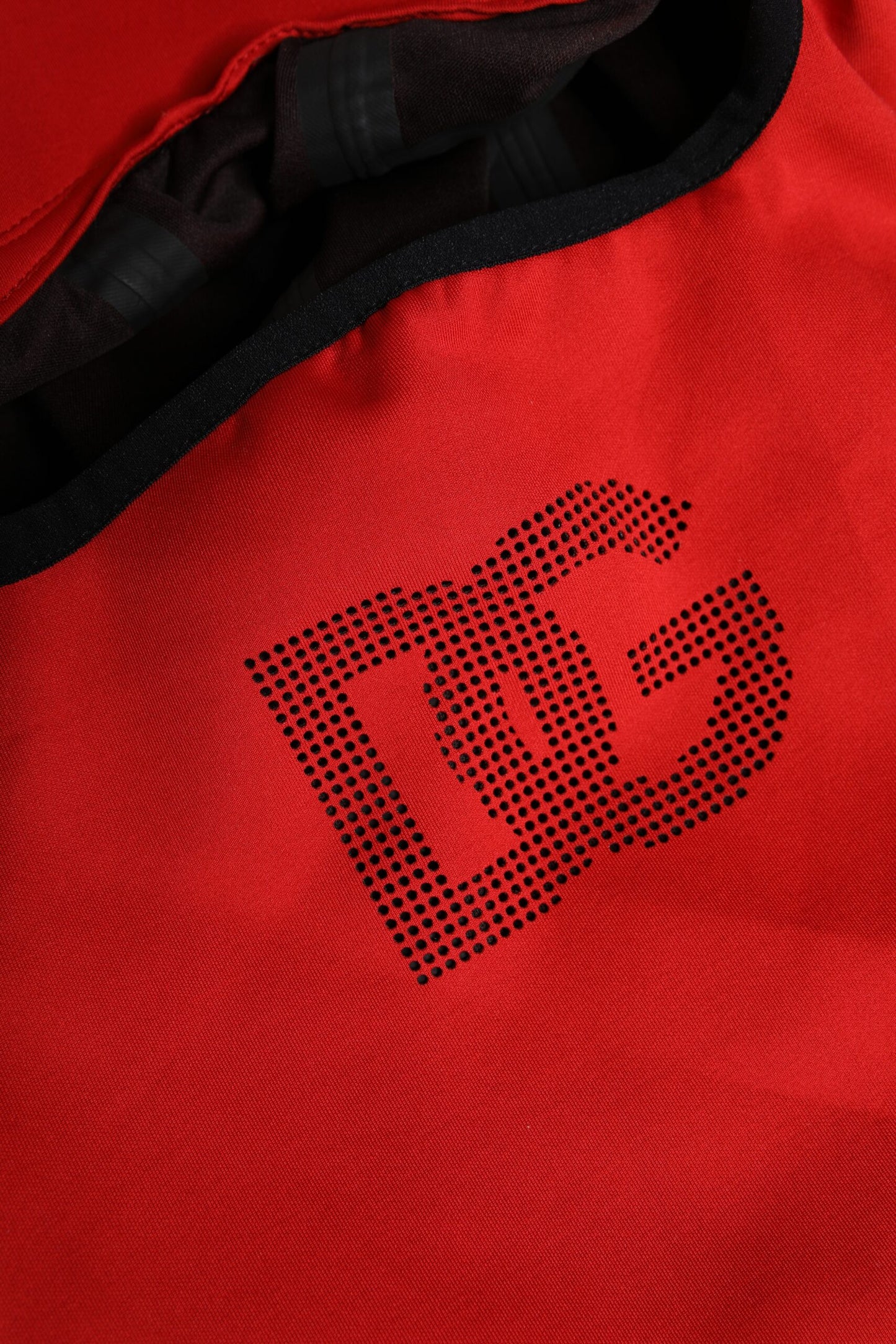 Dolce & Gabbana Red Logo Polyester Wide Brim Balaclava Hat Dolce & Gabbana