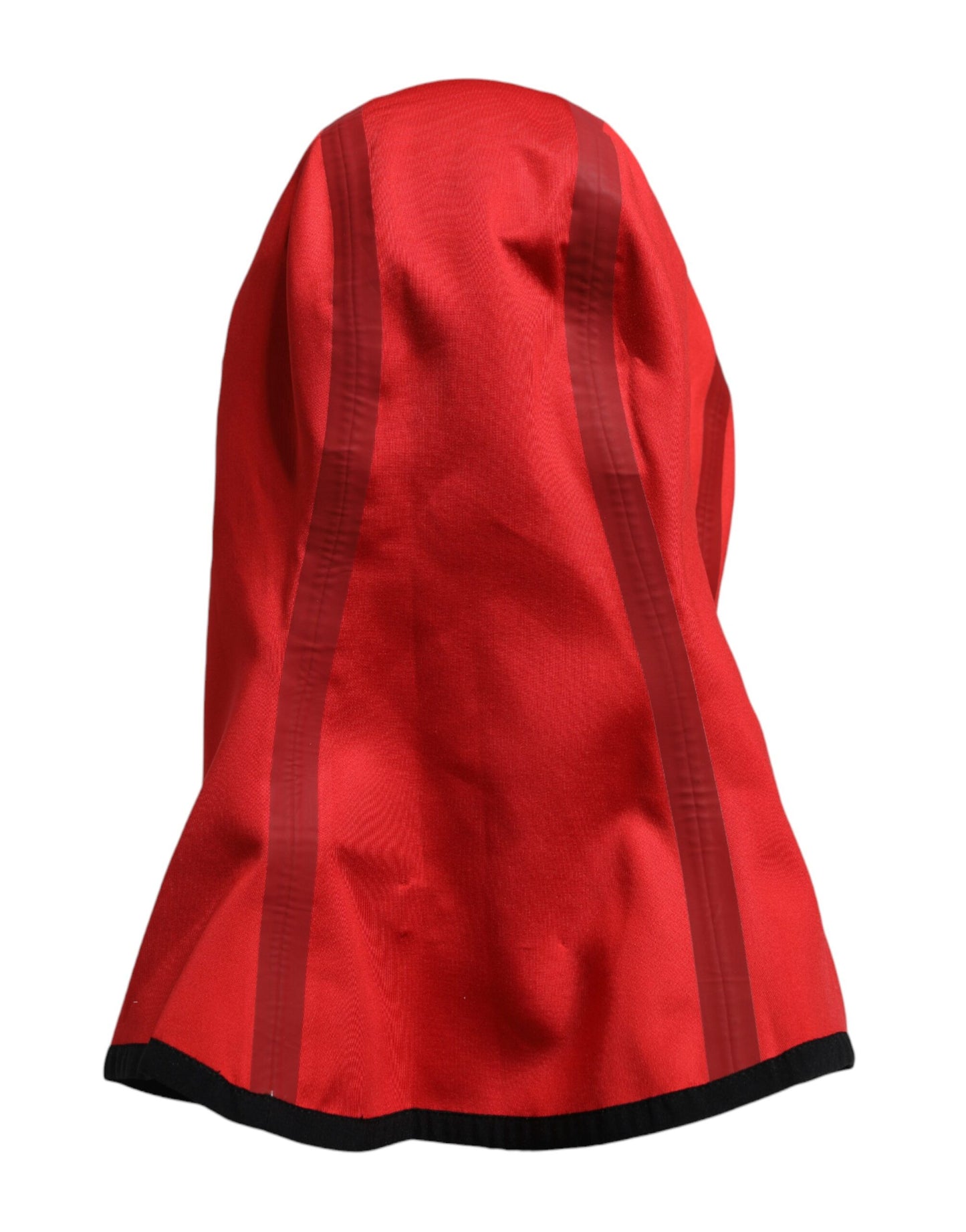 Dolce & Gabbana Red Logo Polyester Wide Brim Balaclava Hat Dolce & Gabbana