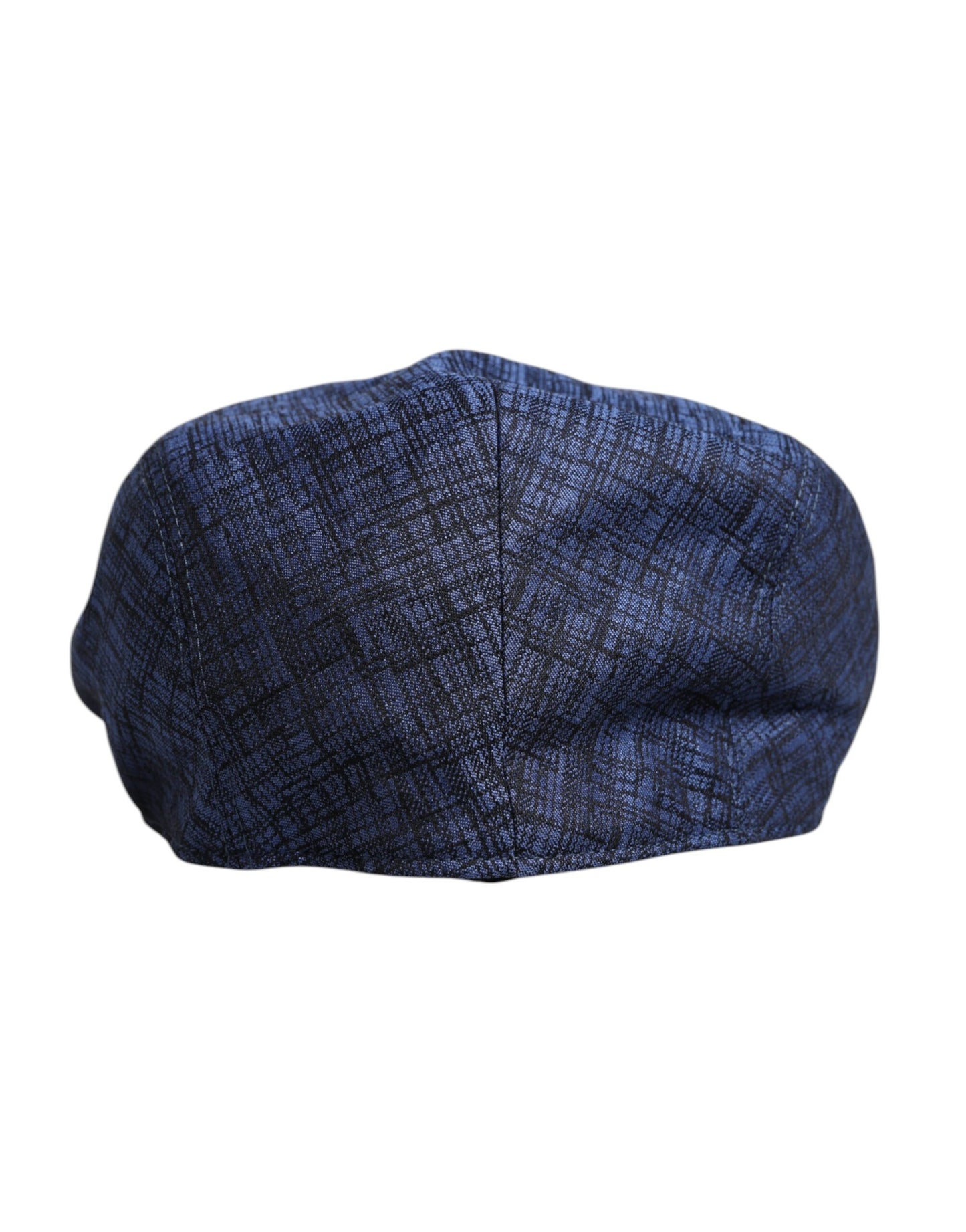 Dolce & Gabbana Blue Cotton Stretch Newsboy Hat Dolce & Gabbana