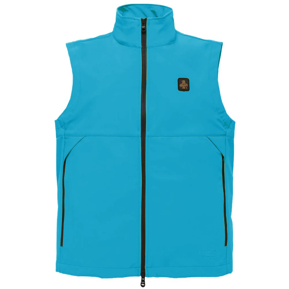 Refrigiwear Light Blue Polyester Men Vest Refrigiwear