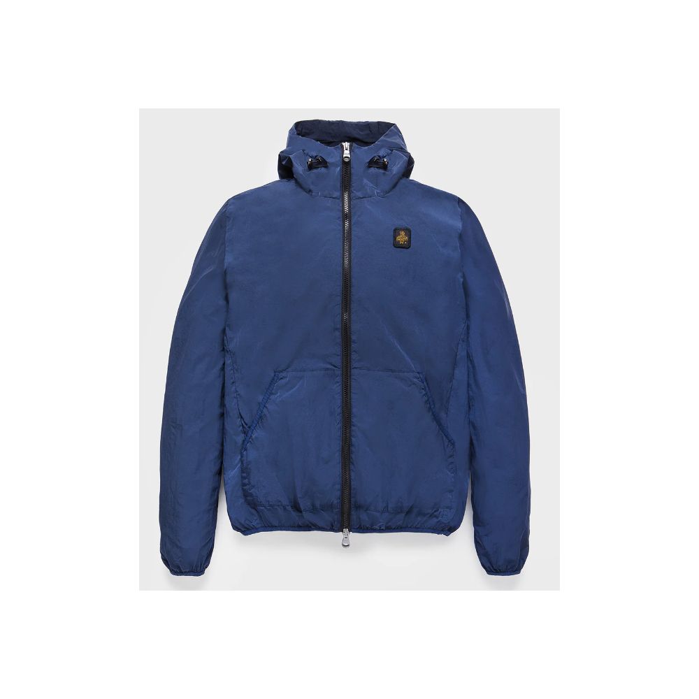 Refrigiwear Blue Polyamide Men's Summer Jacket Refrigiwear