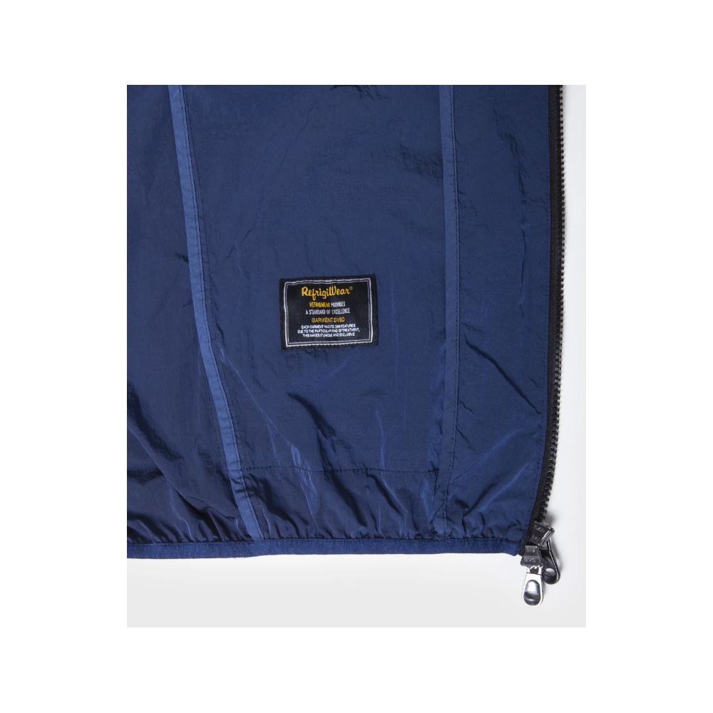 Refrigiwear Blue Polyamide Men's Summer Jacket Refrigiwear