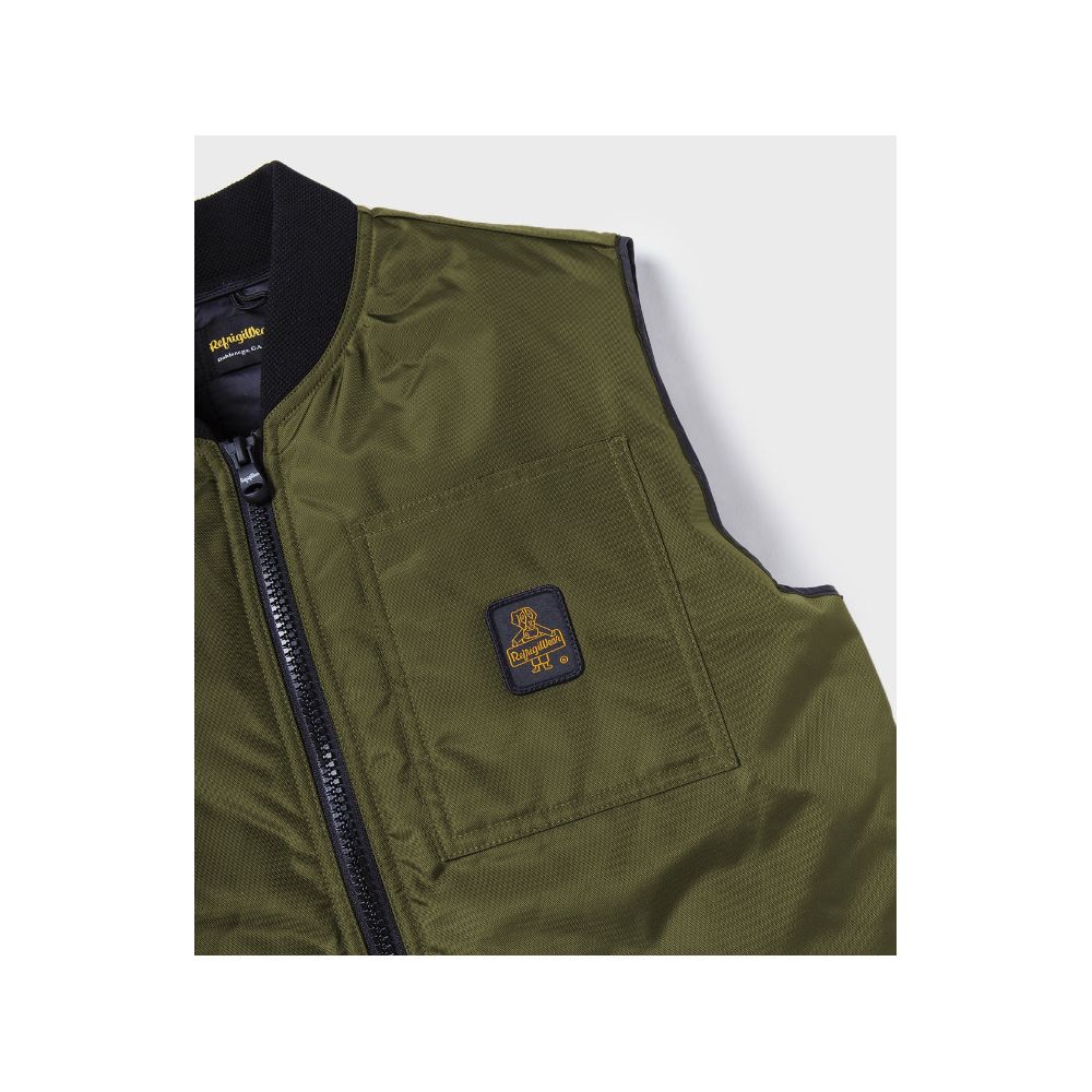 Refrigiwear Green Polyamide Jacket Refrigiwear