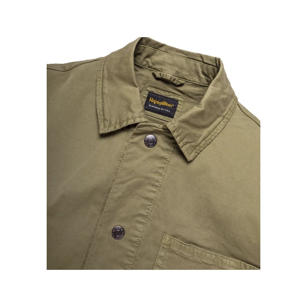 Refrigiwear Green Cotton Jacket Refrigiwear