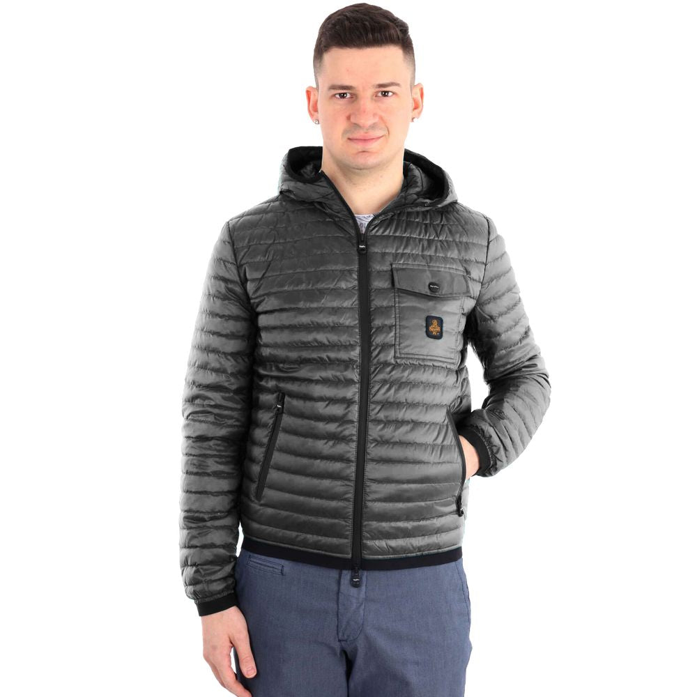 Refrigiwear Gray Nylon Jacket Refrigiwear