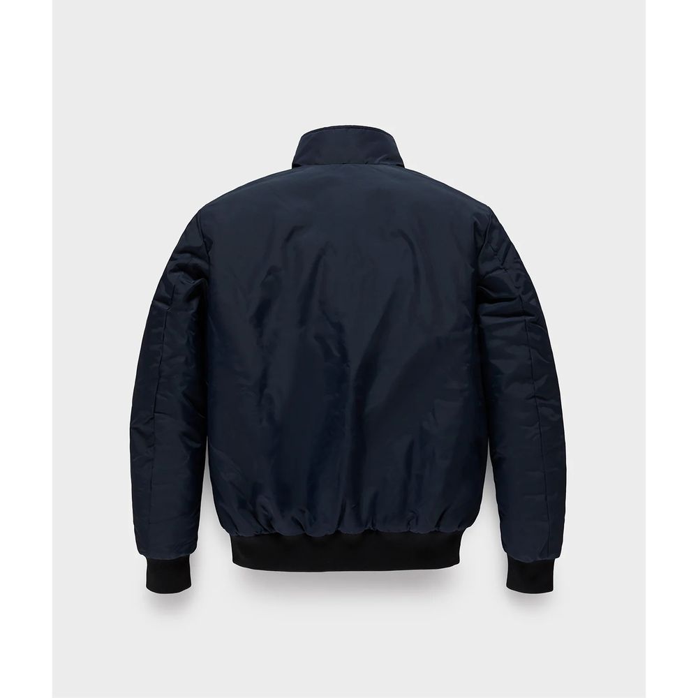 Refrigiwear Blue Polyamide Men Jacket Refrigiwear