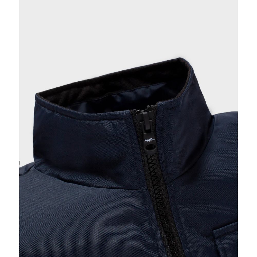 Refrigiwear Blue Polyamide Men Jacket Refrigiwear