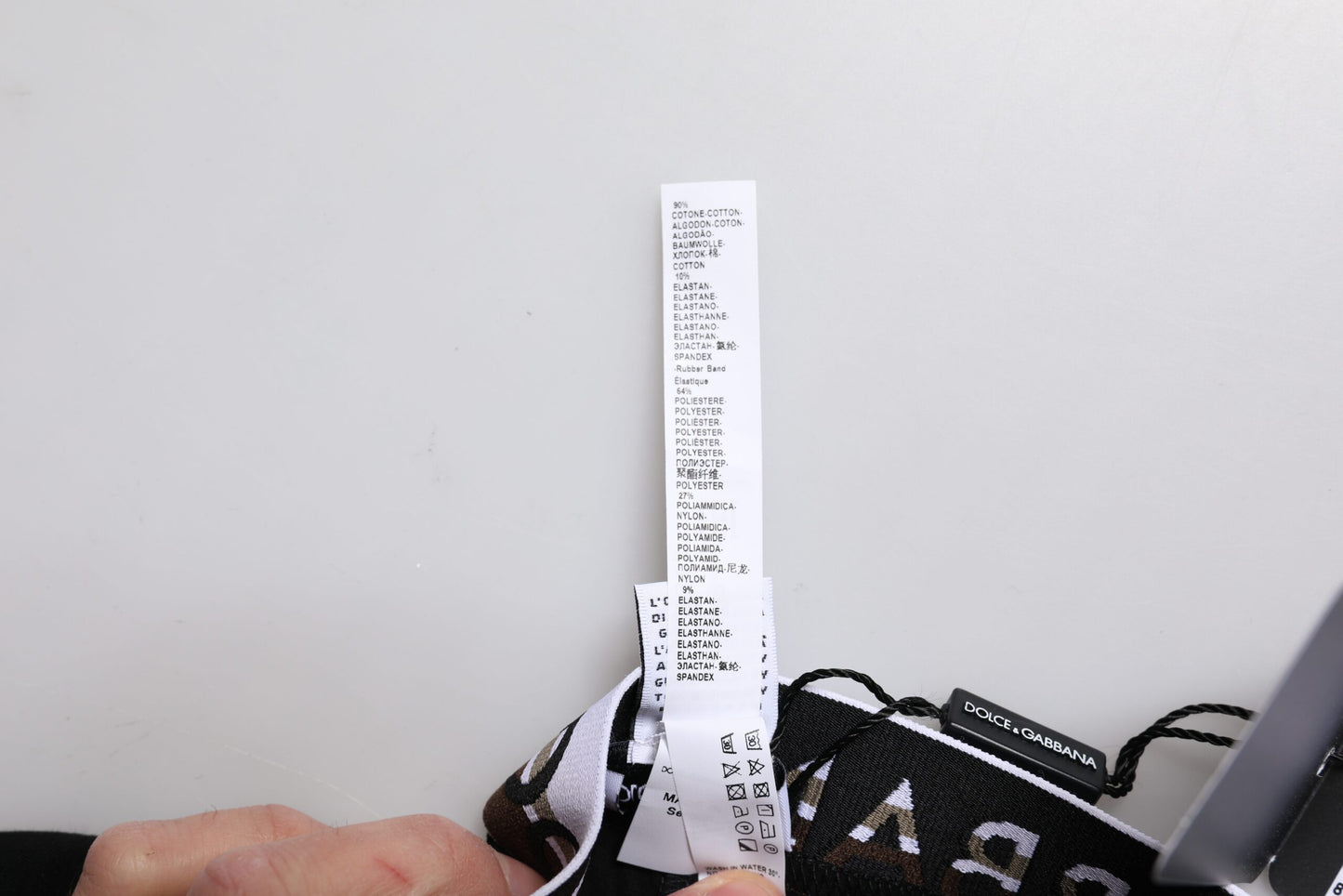 Dolce & Gabbana Black Cotton Stretch Regular Boxer Underwear Dolce & Gabbana