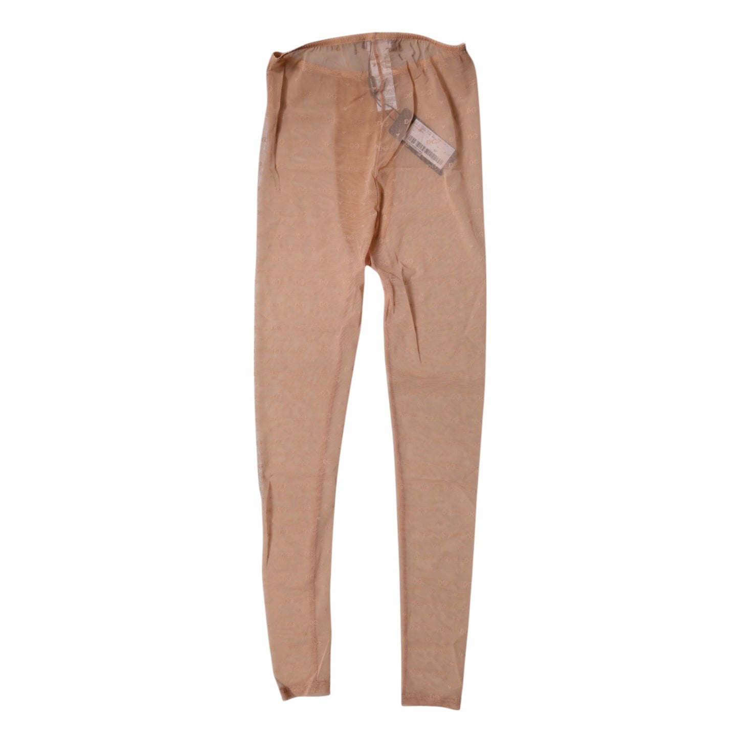 Dolce & Gabbana Nude Beige Logo Lace Lingerie Pants Underwear Dolce & Gabbana