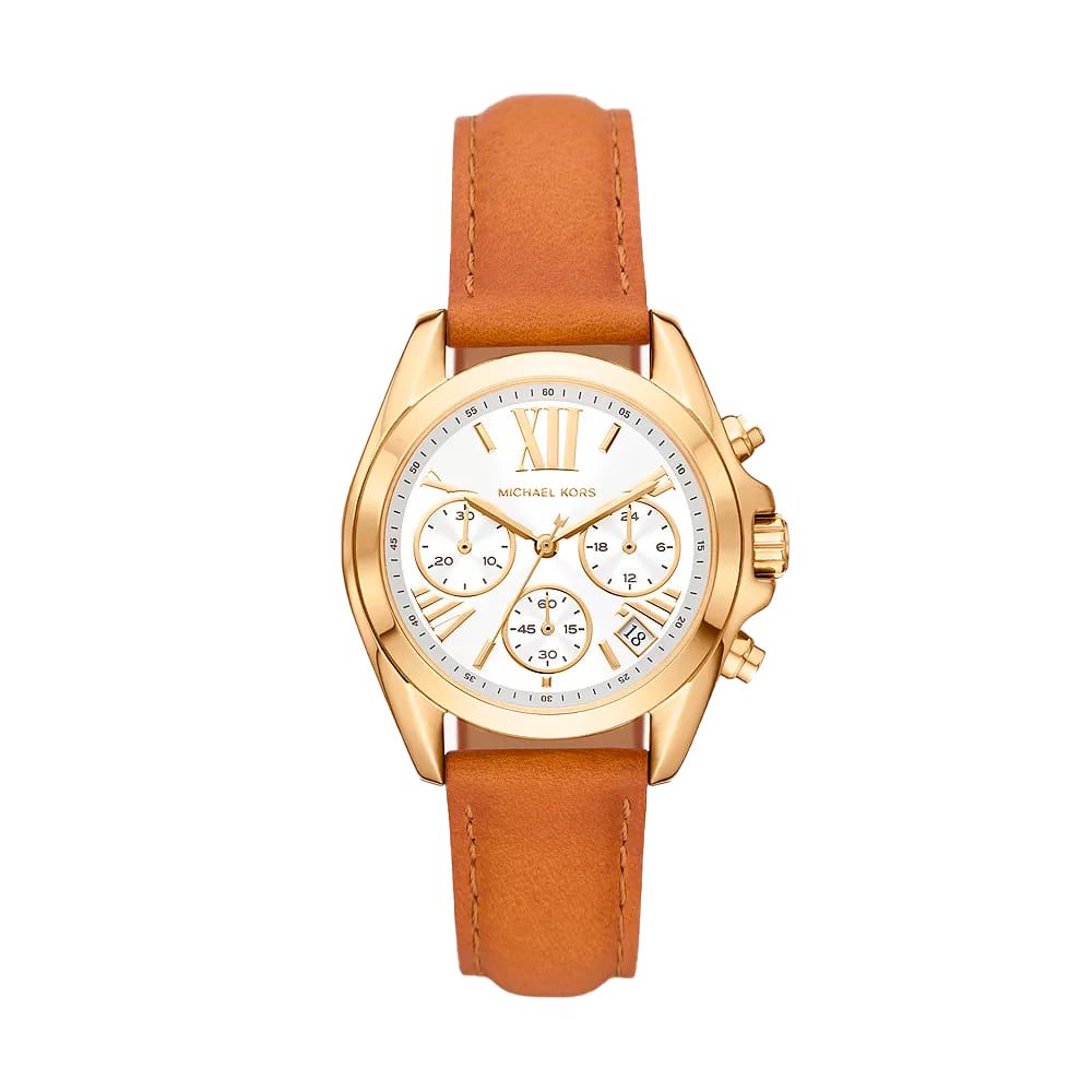 Michael Kors Brown Leather Watch Michael Kors
