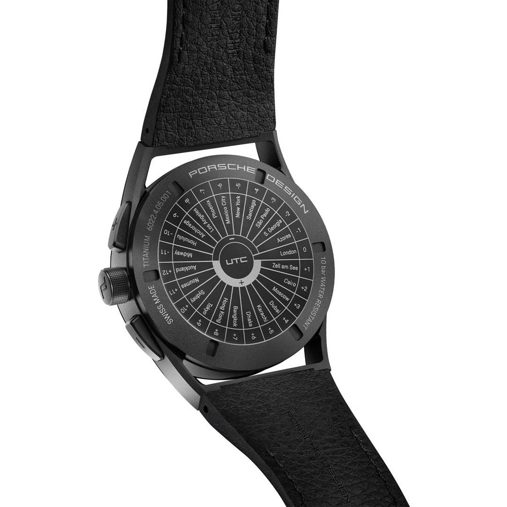 Porsche Design Black Leather Watch Porsche Design