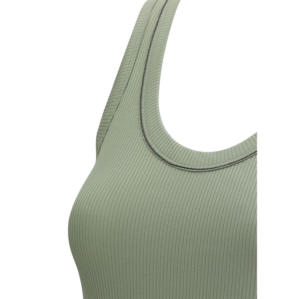 Brunello Cucinelli Ribbed Top Brunello Cucinelli