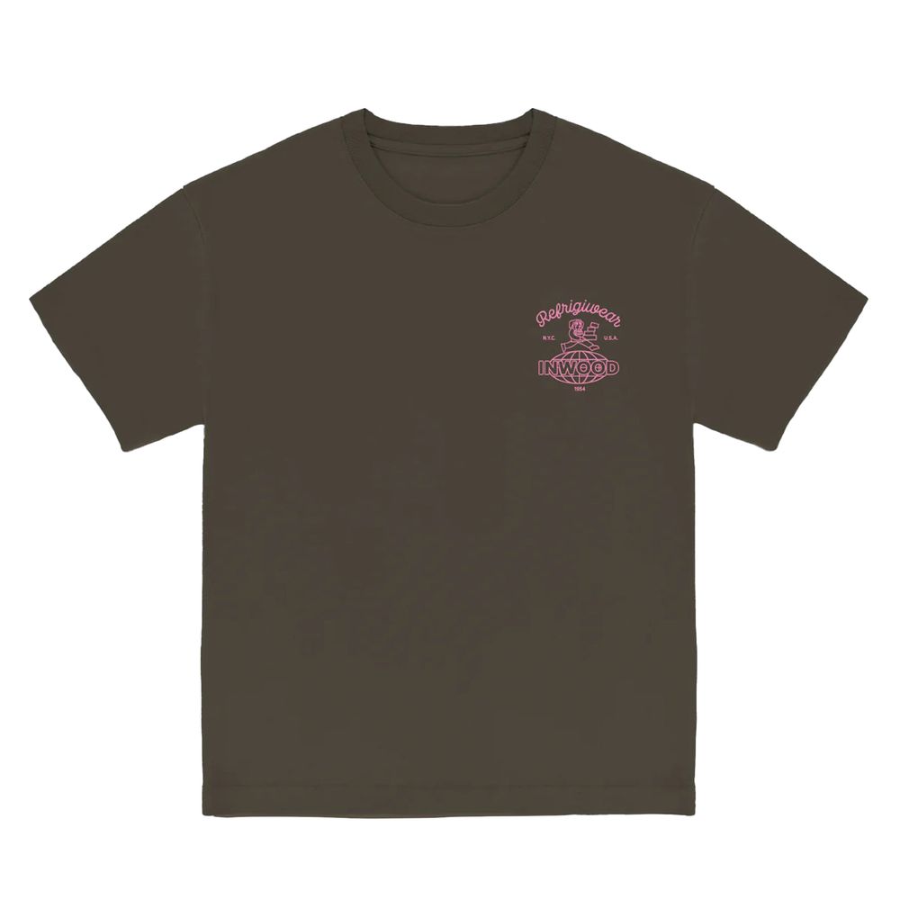 Refrigiwear Brown Cotton T-Shirt Refrigiwear