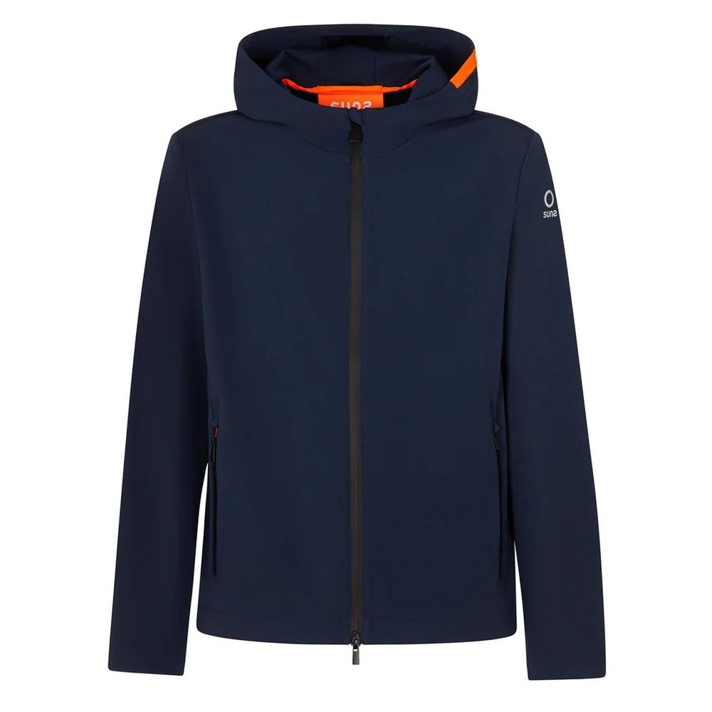 Suns Blue Polyester Jacket Suns